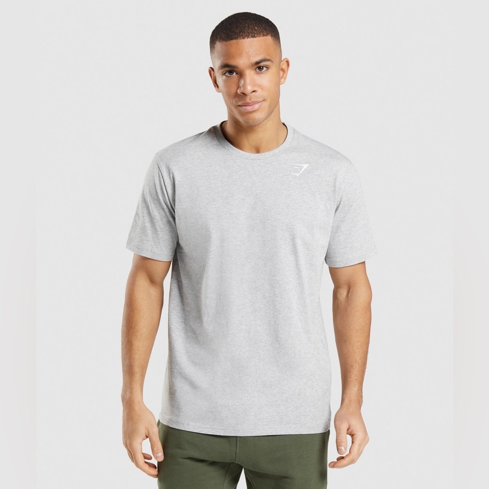 Light Blue Men’s gymshark t-shirt. Size S